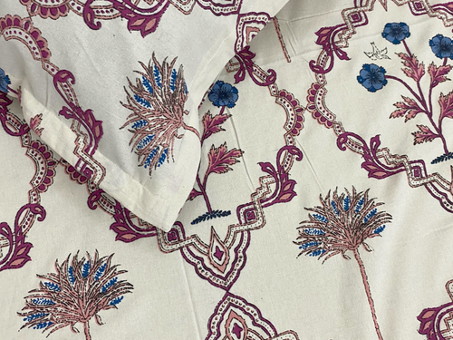 Blush Lattice Bedsheet