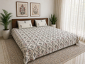 Ivory Lattice Bedsheet