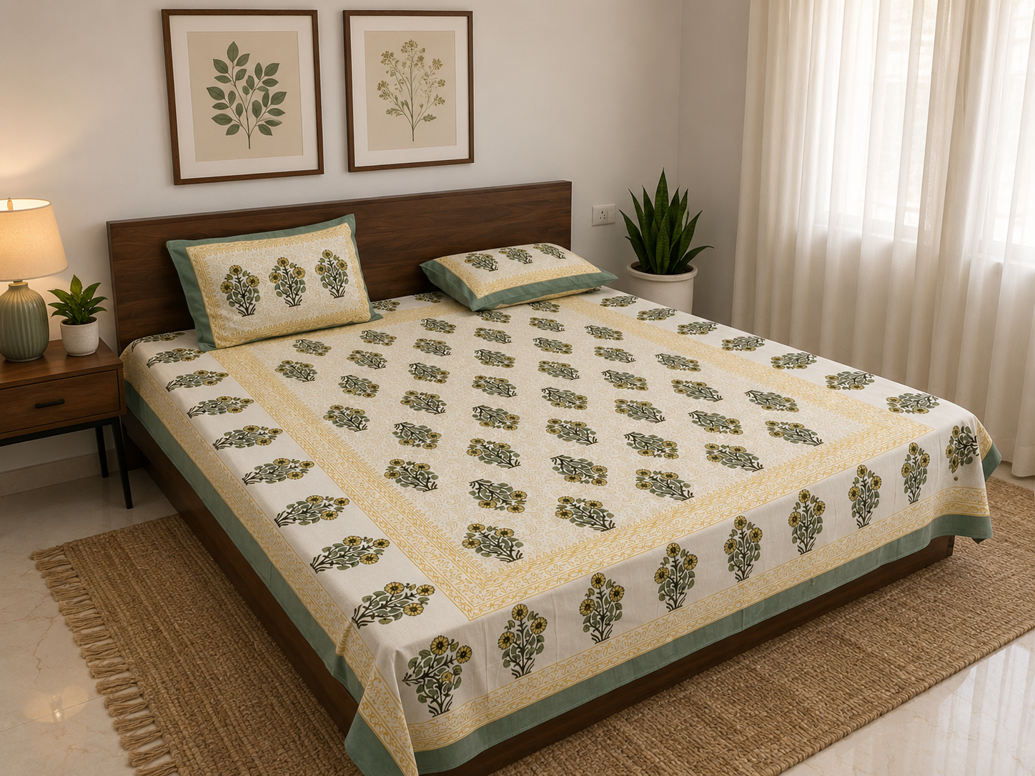 Sage Meadow Bedsheet